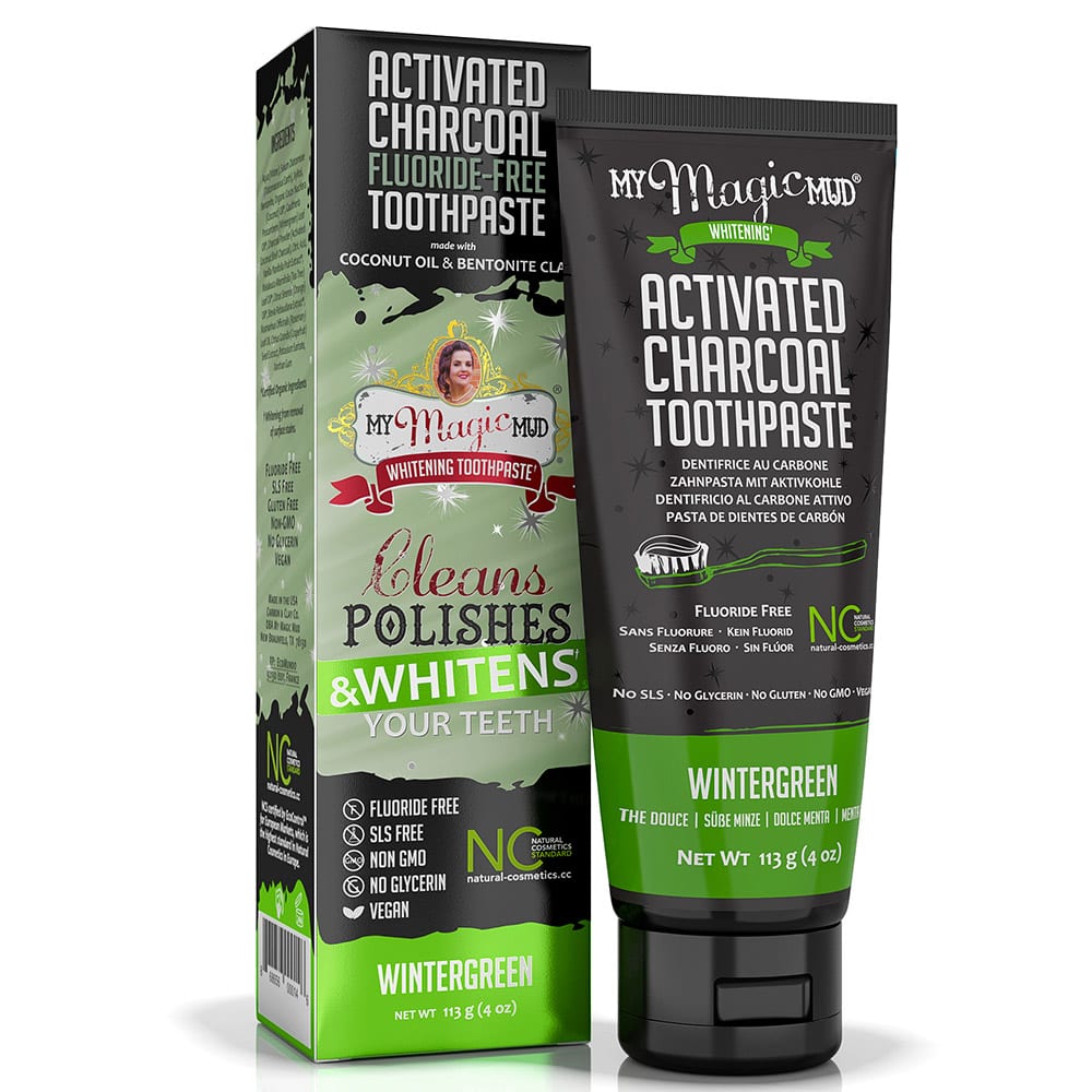 Charcoal toothpaste Wintergreen (4Oz)