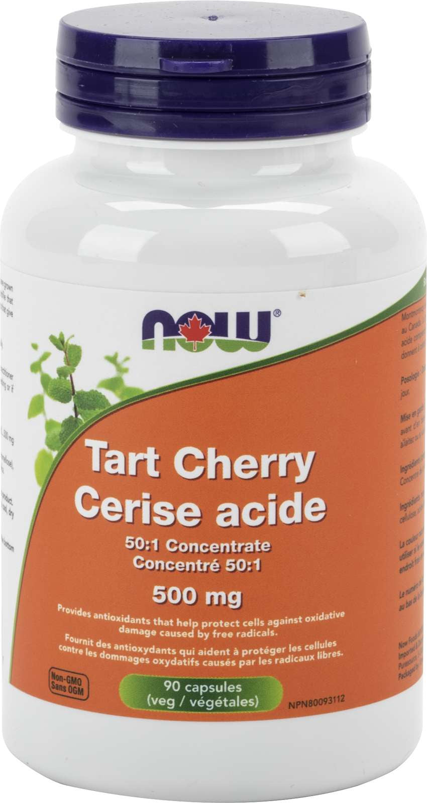 NOW- Tart Cherry Concentrate 500mg (90VCaps)