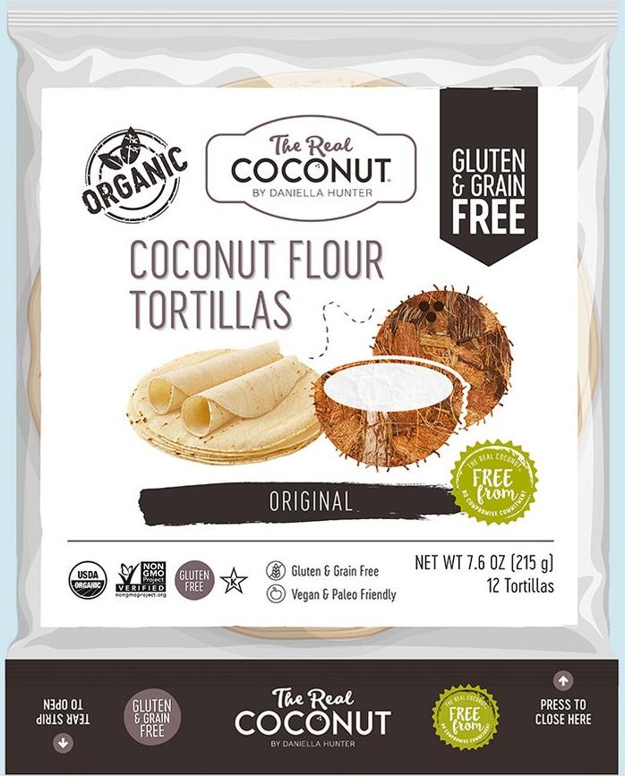 Real Coconut - Coconut Flour Tortillas (215g)