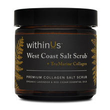 Load image into Gallery viewer, WithinUs West Coast Salt Scrub + TruMarine Collagen (100mL)
