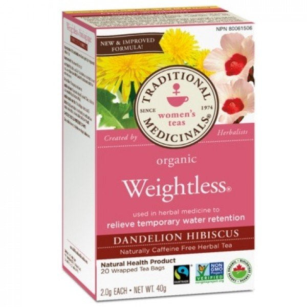 Org. Weightless Dandelion Hibiscus Tea (20 Tea Bags)