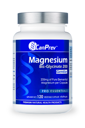 CanPrev-Magnesium Bisglycinate Gentle (200mg) - 120 VCaps