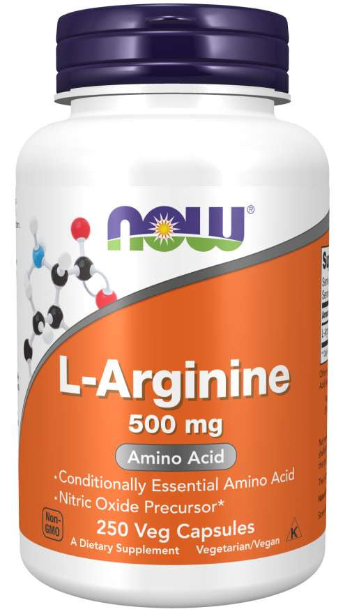 NOW - L-Arginine 500mg (250capsules)