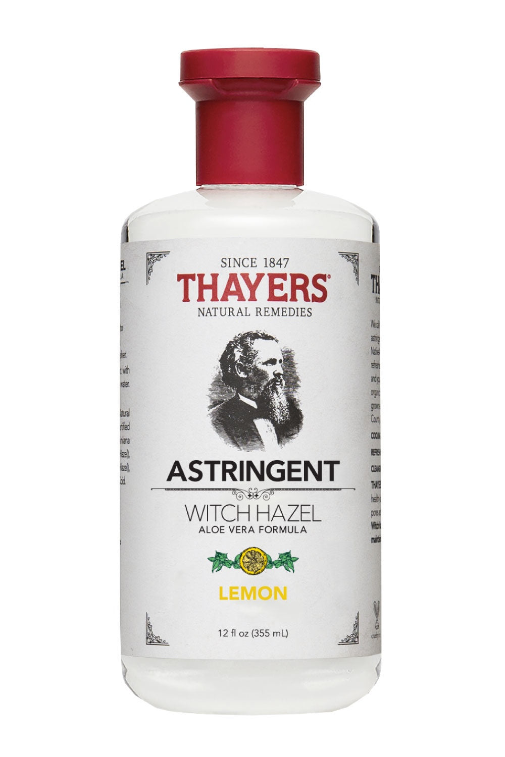 Thayer's- Witch Hazel Astringent with Aloe (Lemon, 355mL)