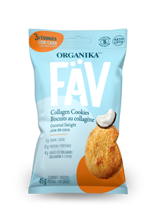 Organika - Fav Collagen Cookie - Coconut Delight