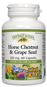 NF - Horse Chestnut & Grape Seed 350mg (60 Capsules)