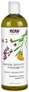 Now - Lavender Almond Massage Oil (473mL)
