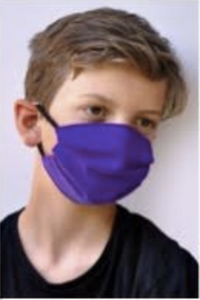 Brave Face Fraser Kids True Purple Cloth Mask