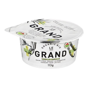 LeGrand -Organic  Creamy Dairy Free Yogurt Alternative Vanilla (113g)