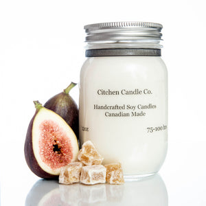 Citchen Candle Co. Soy Candle Ginger Fig 12oz