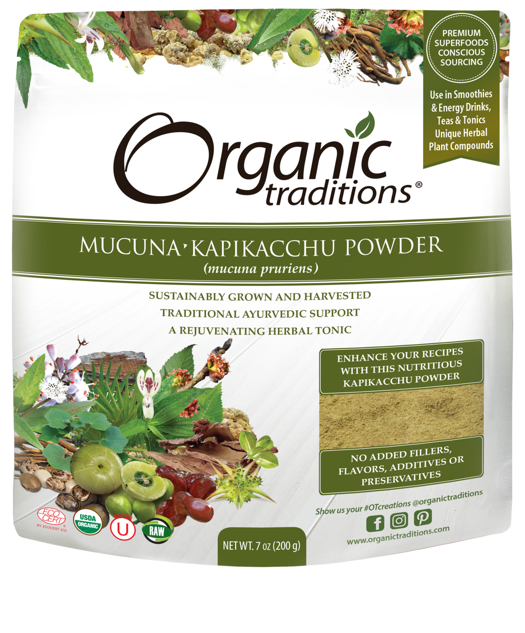Org Trad- Kapikacchu Powder (Mucuna) (200g)