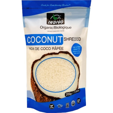 Indigo - Org. Shredded Coconut Unsweetened (200g)