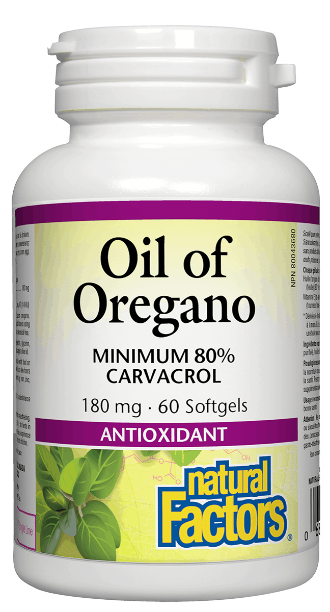 NF - Oil of Oregano 180mg (60 Softgels)