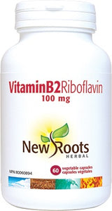 NR- Vitamin B2 Riboflavin 100mg (60 Capsules)