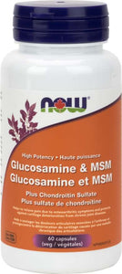 Now - Glucosamine & MSM & Chondroitin (60 Caps)