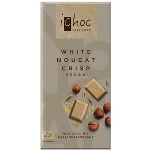 iChoc- White Nougat Crisp 80g
