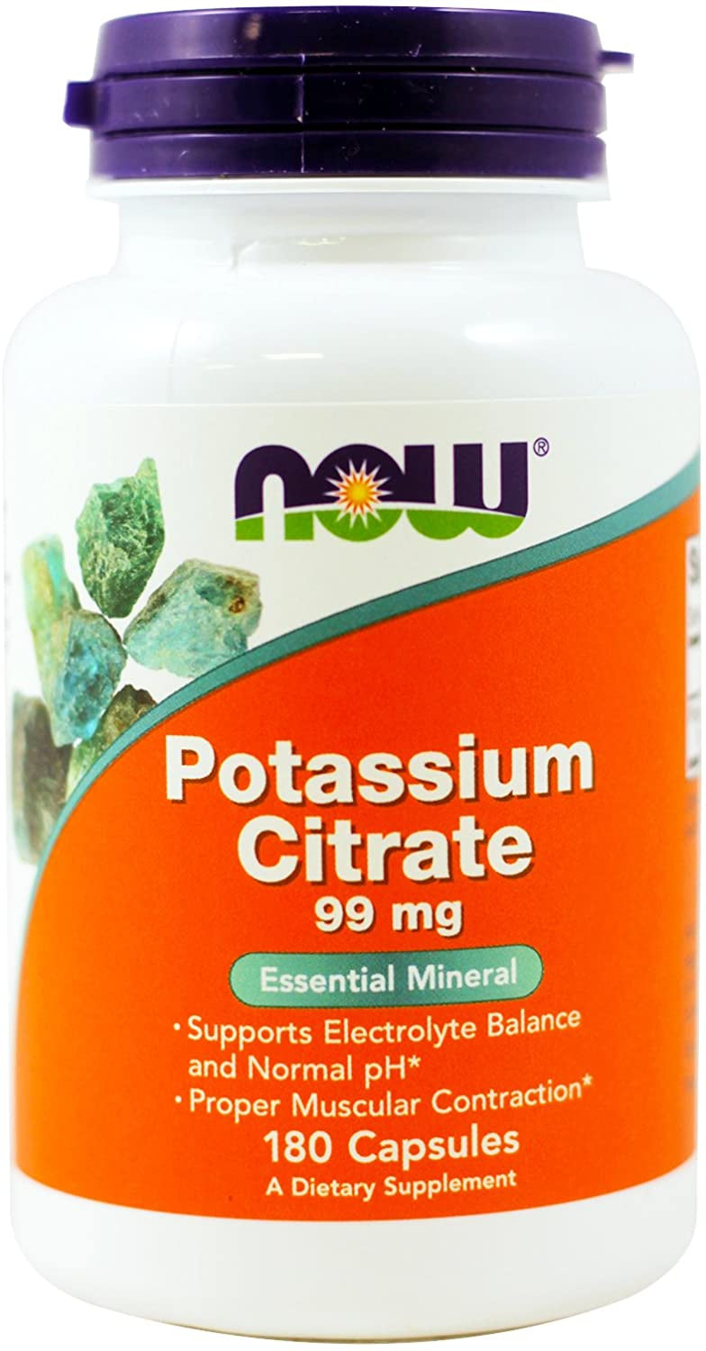 Now - Potassium Citrate 99mg (180 VCaps)