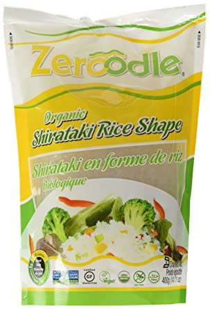 Zeroodle - Premium Shirataki Pasta Rice-shaped  (400g)