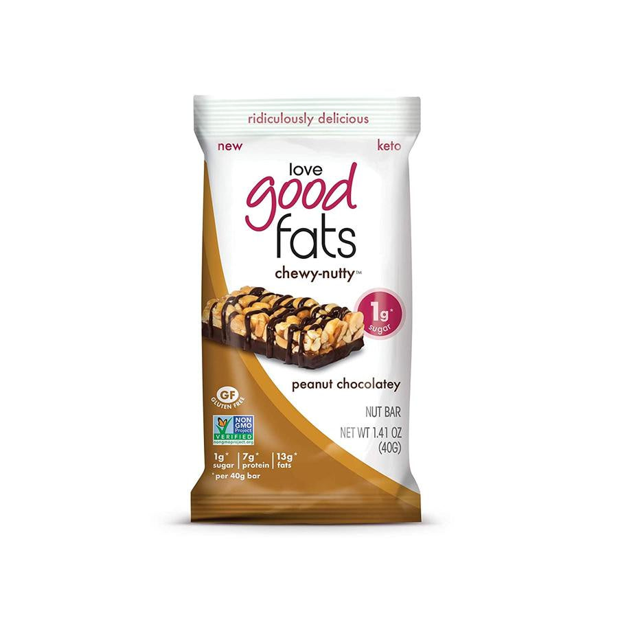 Love Good Fats- Peanut Chocolatey Chewy Nutty Bar 40g