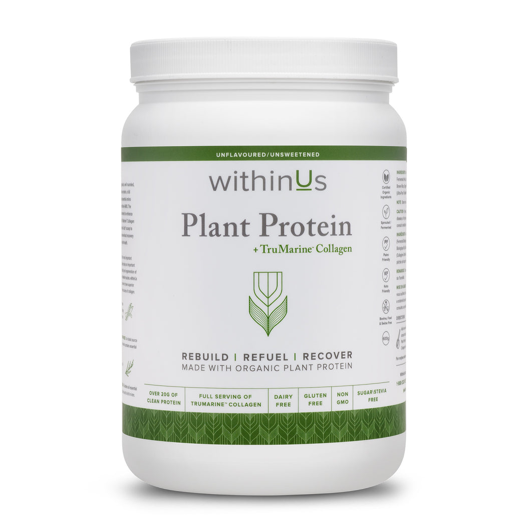 WithinUs Plant Protein + TruMarine Collagen