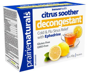 Prairie- Citrus Soother Decongestant (12 Packets)