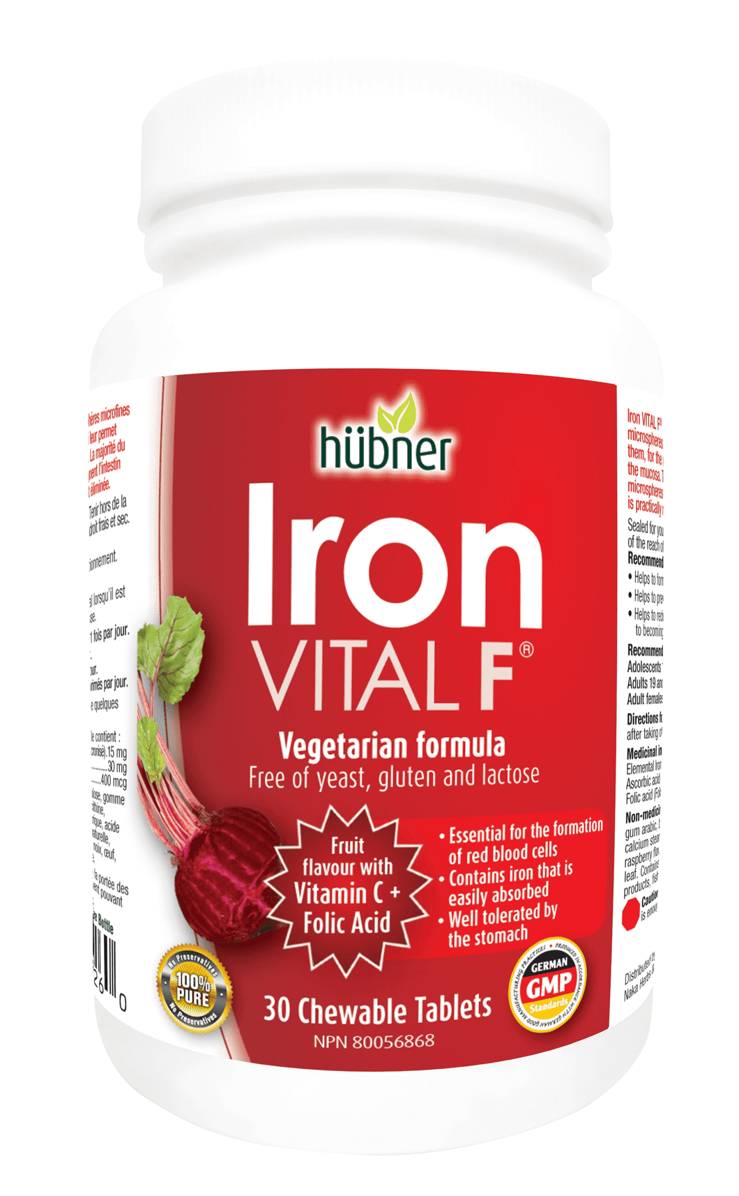 Hubner - Iron Vital (30 Chewable Tabs)