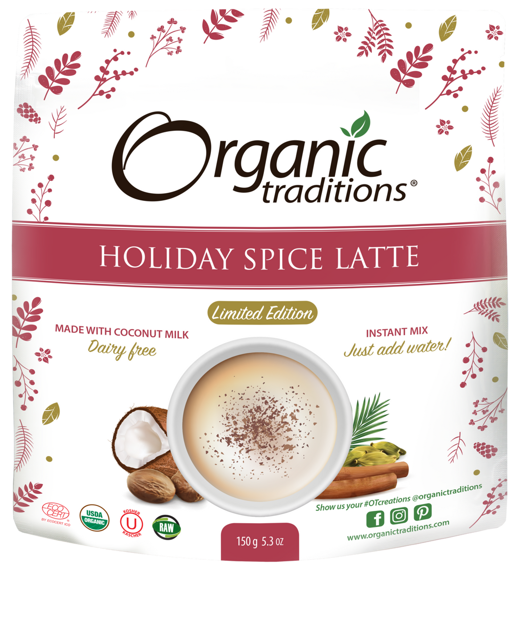 Org Trad - Holiday Spice Latte (150g)