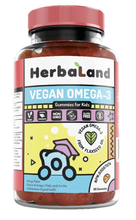 Herbaland Gummies - Kids Vegan Omega 3 (90)