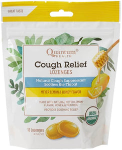 Quantum - Org. Cough Relief Meyer Lemon (8 Ct)