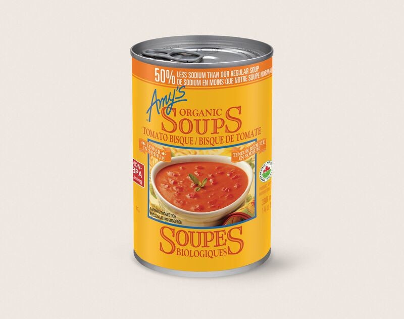 Amy's Organic Tomato Bisque Soup (Lower Sodium) 398ml