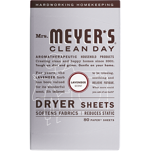 Mrs. Meyer's - Dryer Sheets - Lavender Scent (80 Sheets)