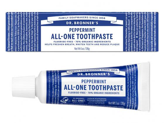 Dr. Bronner's Peppermint Toothpaste Travel (28g)