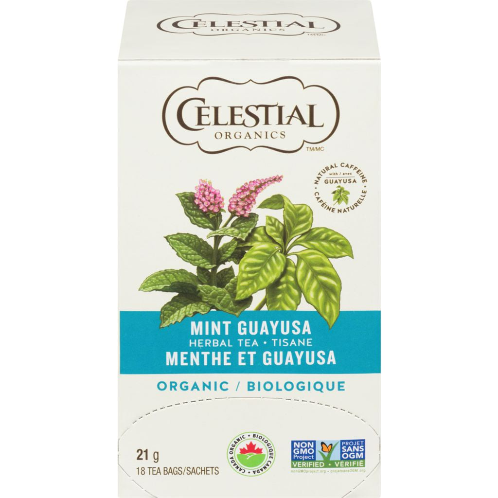 Celestial- Mint Guayusa (18 Tea Bags)