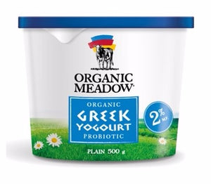 Organic Meadow Greek Yogurt 2%