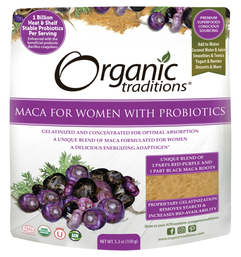 Org Trad Maca for Women w/Probiotics (150g)