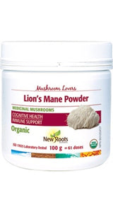 NR - Lion's Mane powder Cognitive Health Medicinal Mushrooms ( 100G ) 61 doses