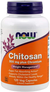 Now - Chitosan+Chromium (120VCaps)