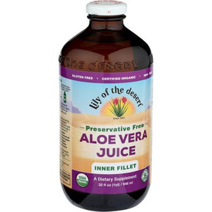 Lily- Aloe Vera Juice Inner Fillet 946 ml glass