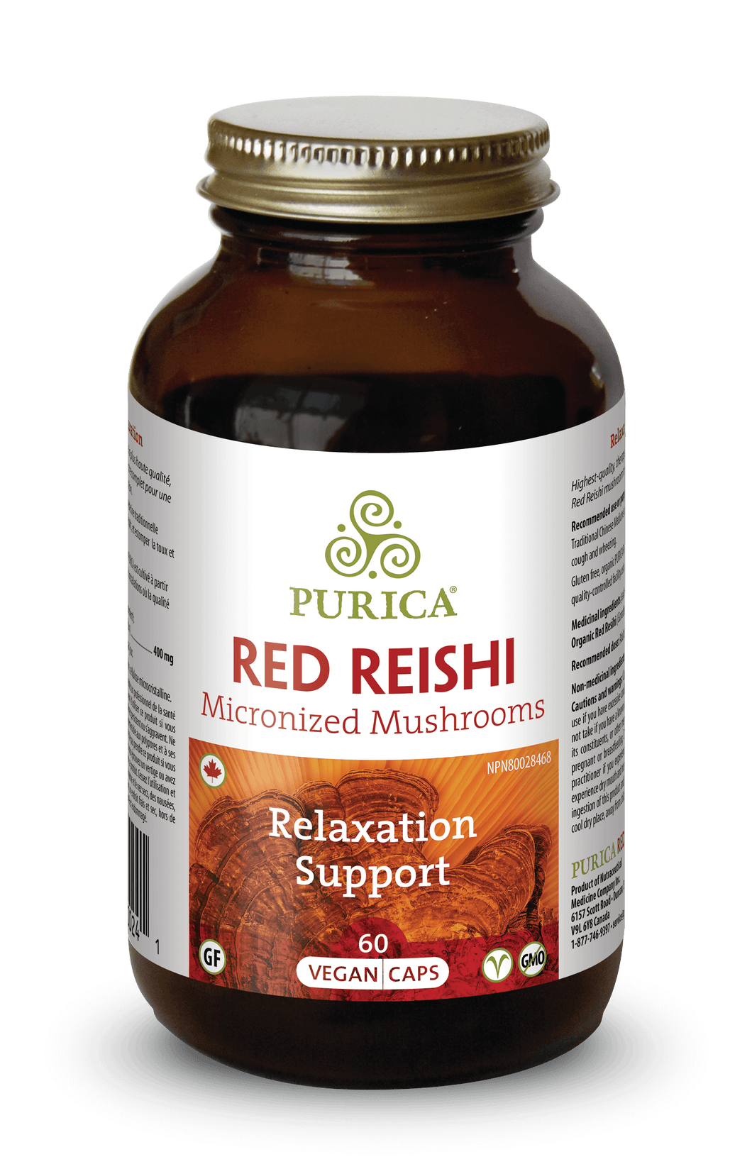 Purica - Red Reishi (60 Vcaps)