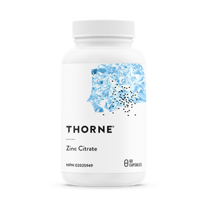 Thorne Zinc Citrate ( 60 Capsules )