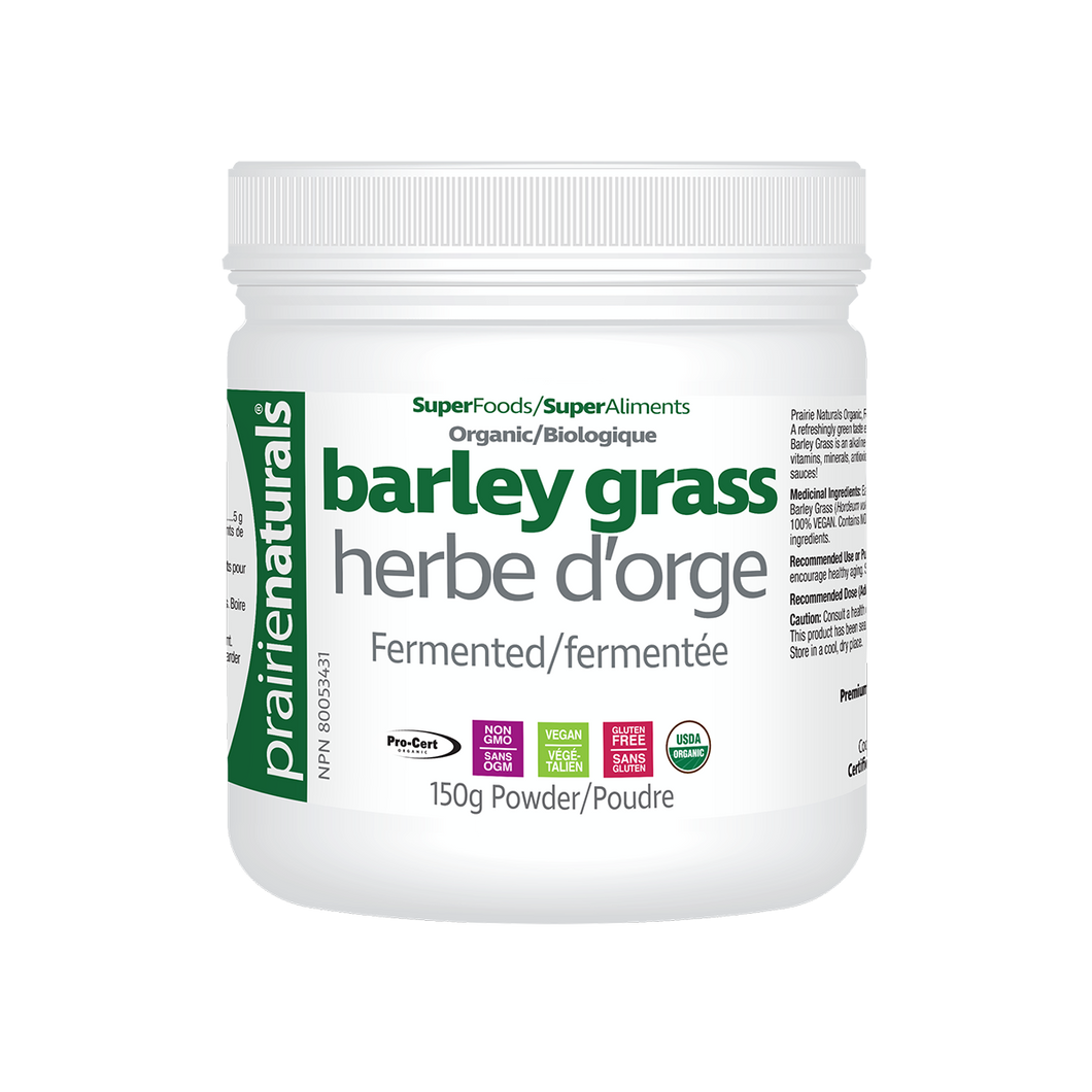Prairie- Fermented Org. Barley Grass (150g Powder)
