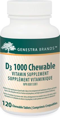Genestra - D3 1000 (120 Chewables)