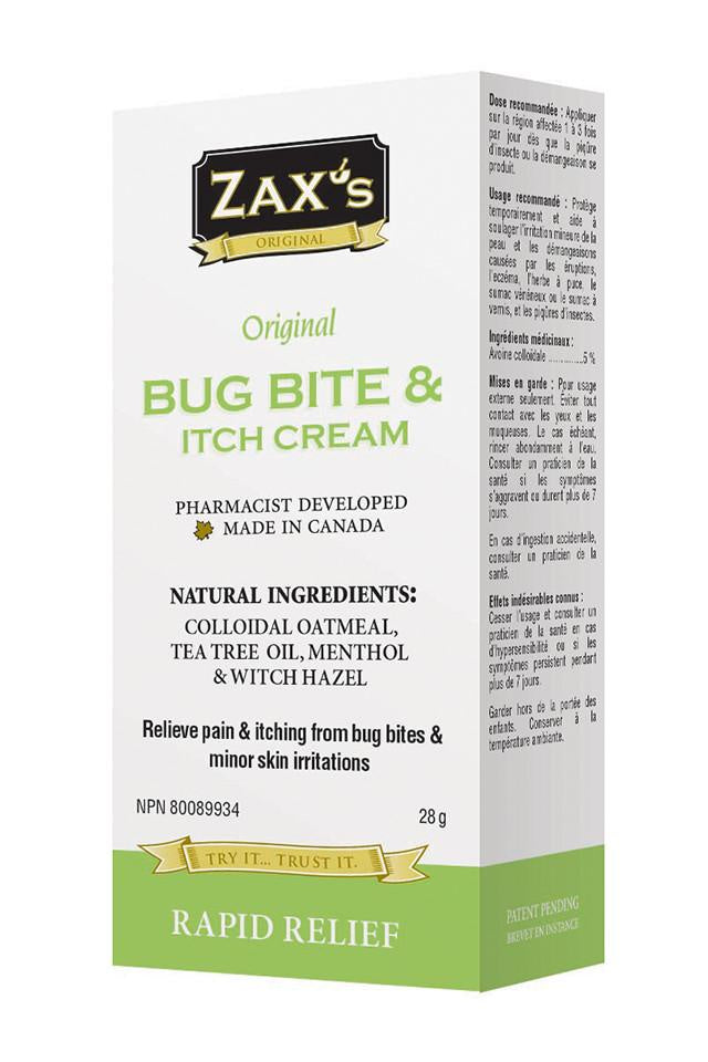 Zax's Original Bug Bite & Itch Cream (28g)