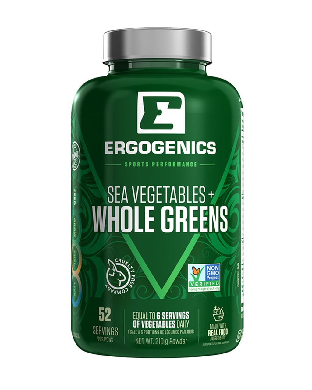 Ergogenics - Organic Whole Greens Powder (210g)