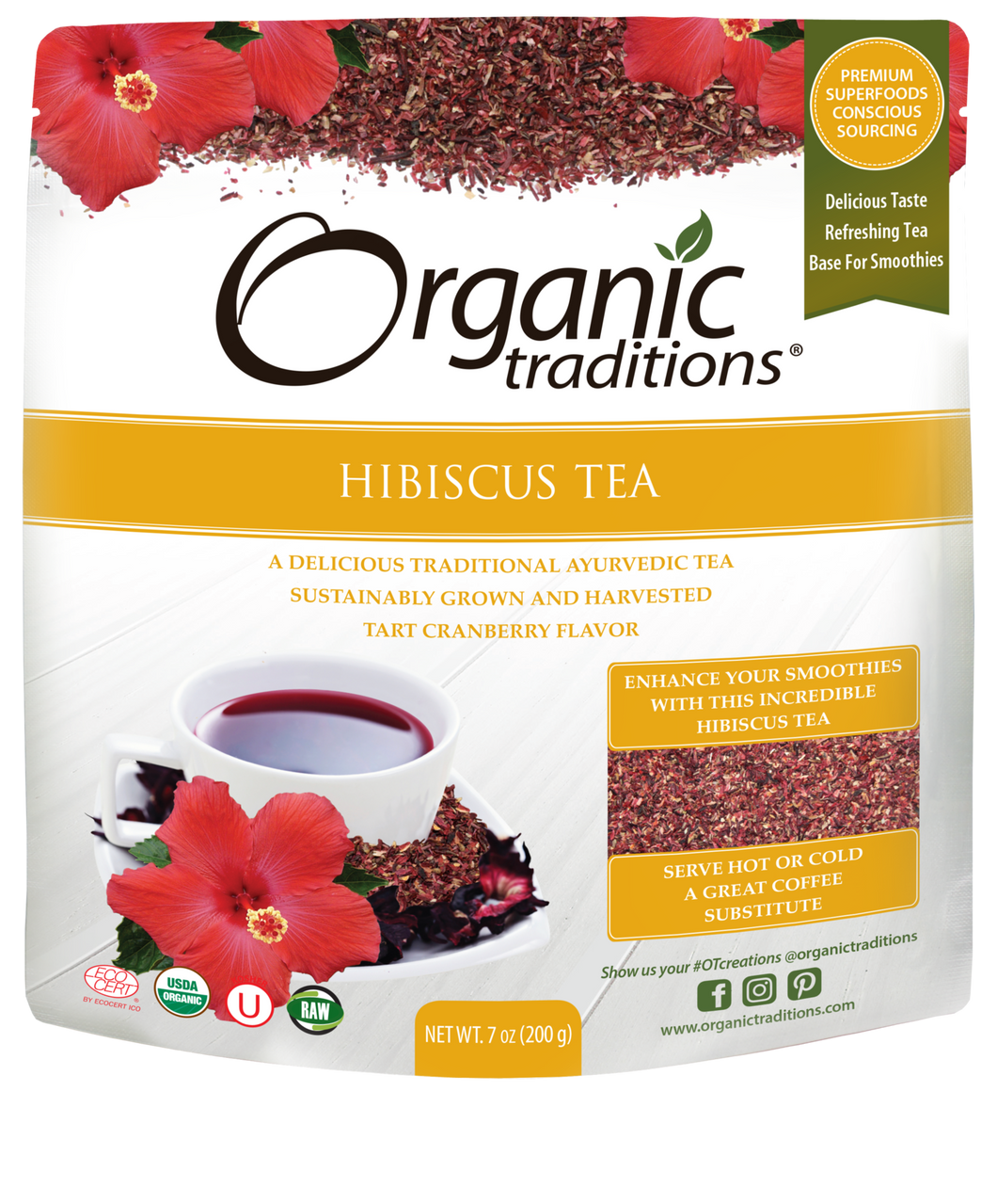 Org Trad- Hibiscus Tea (200g)