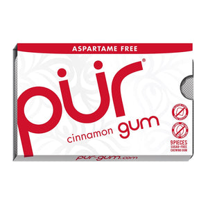 PUR Sugar Free Gum Cinnamon