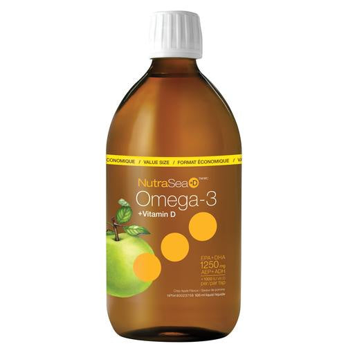 Nutrasea - Omega 3 + Vitamin D Apple ( 500  ml )