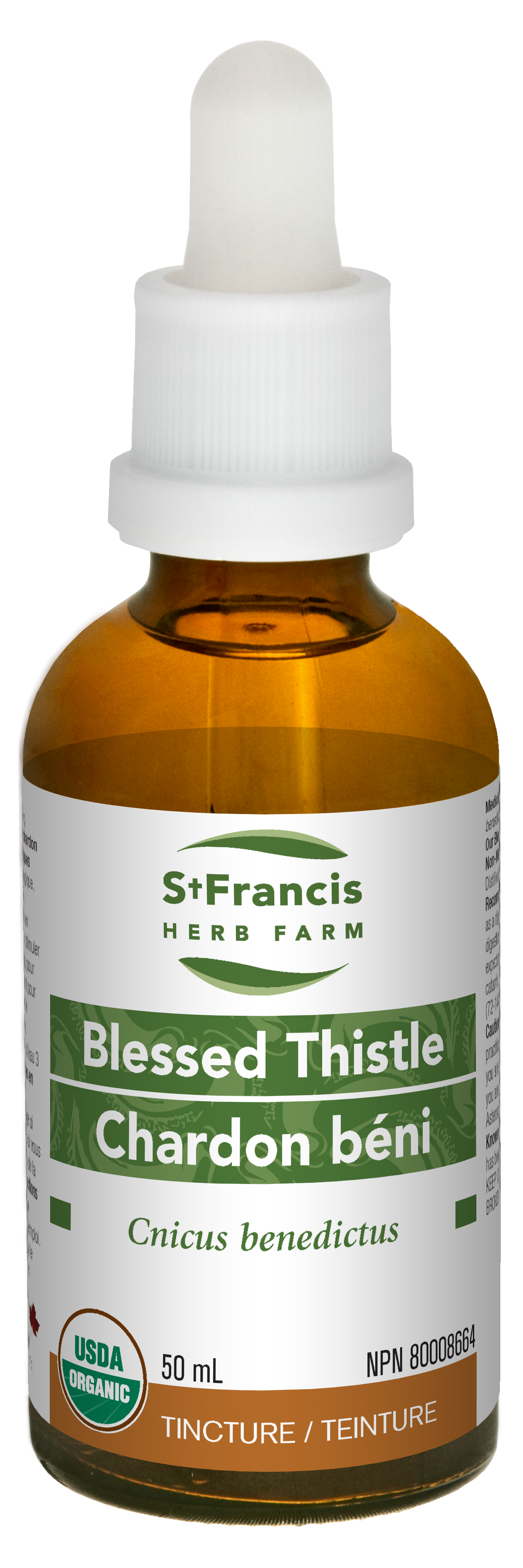 St. Francis - Blessed Thistle Tincture (50mL)