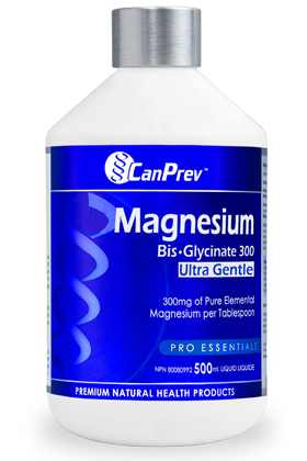 Can- Mag Bisglycinate Ultra Gentle Liquid (300mg) - 500 mL