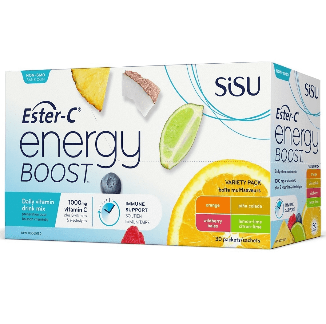 Sisu - Ester-C Energy Boost Variety Pack (30 Sachets)